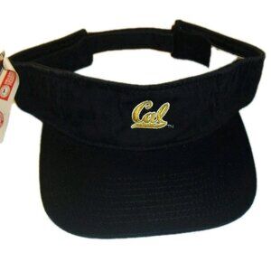 Cal California Golden Bears Mens Blue Visor hat cap Ncaa New Tags